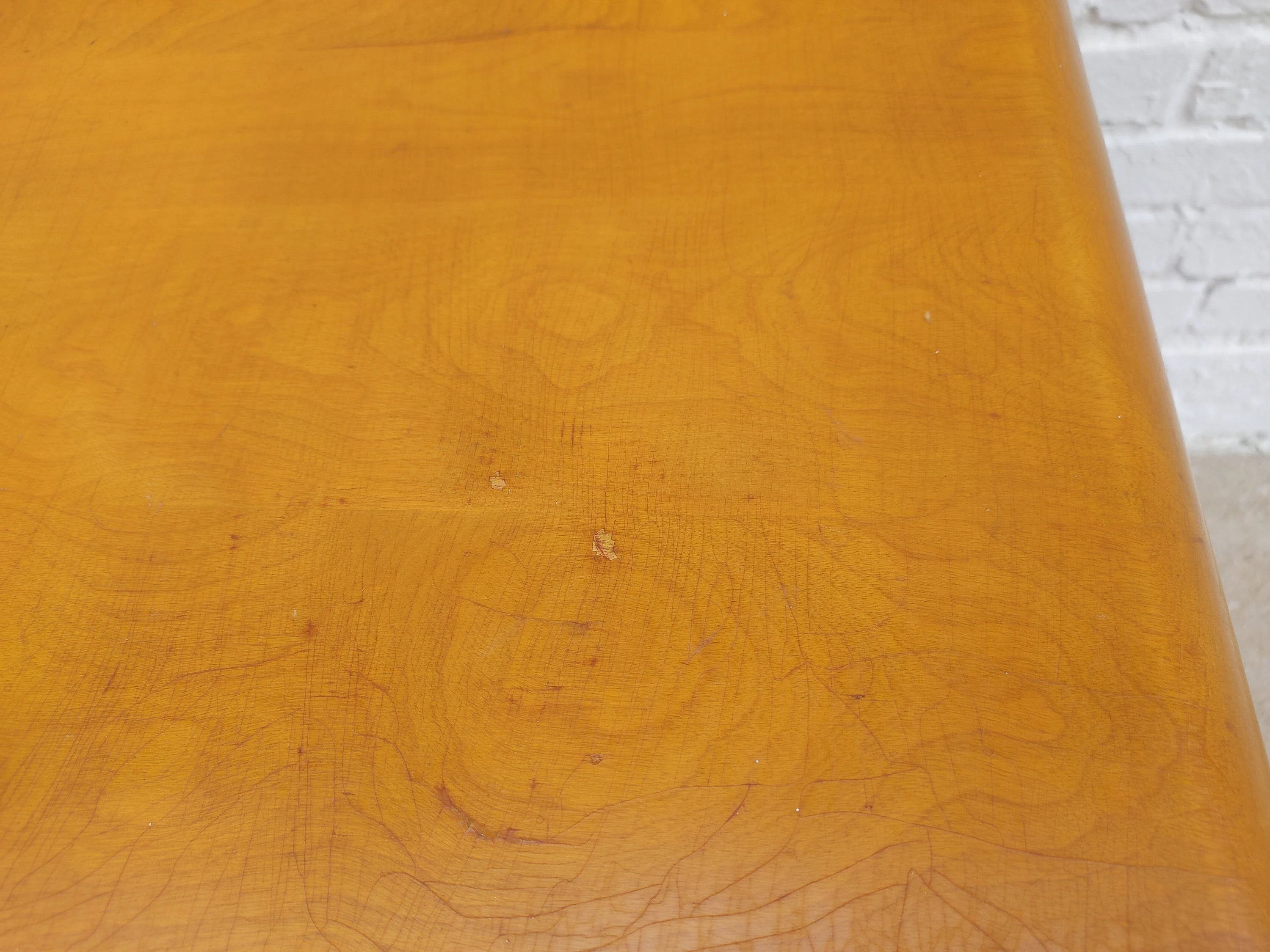 Mid Century Modern Heywood Wakefield Maple Side Table
