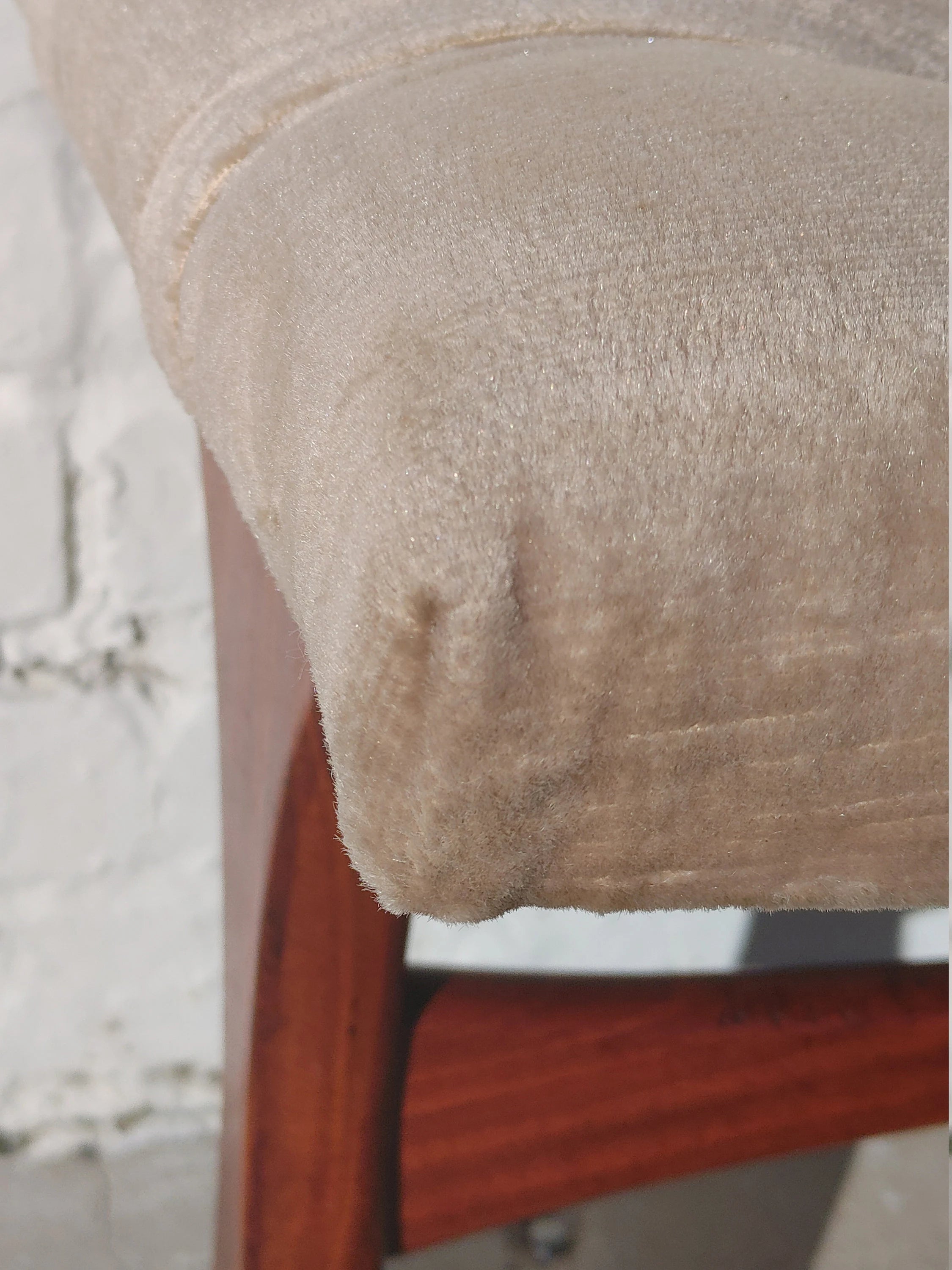 Mid Century English Modern Teak Stool