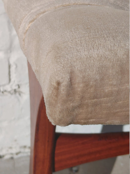 Mid Century English Modern Teak Stool