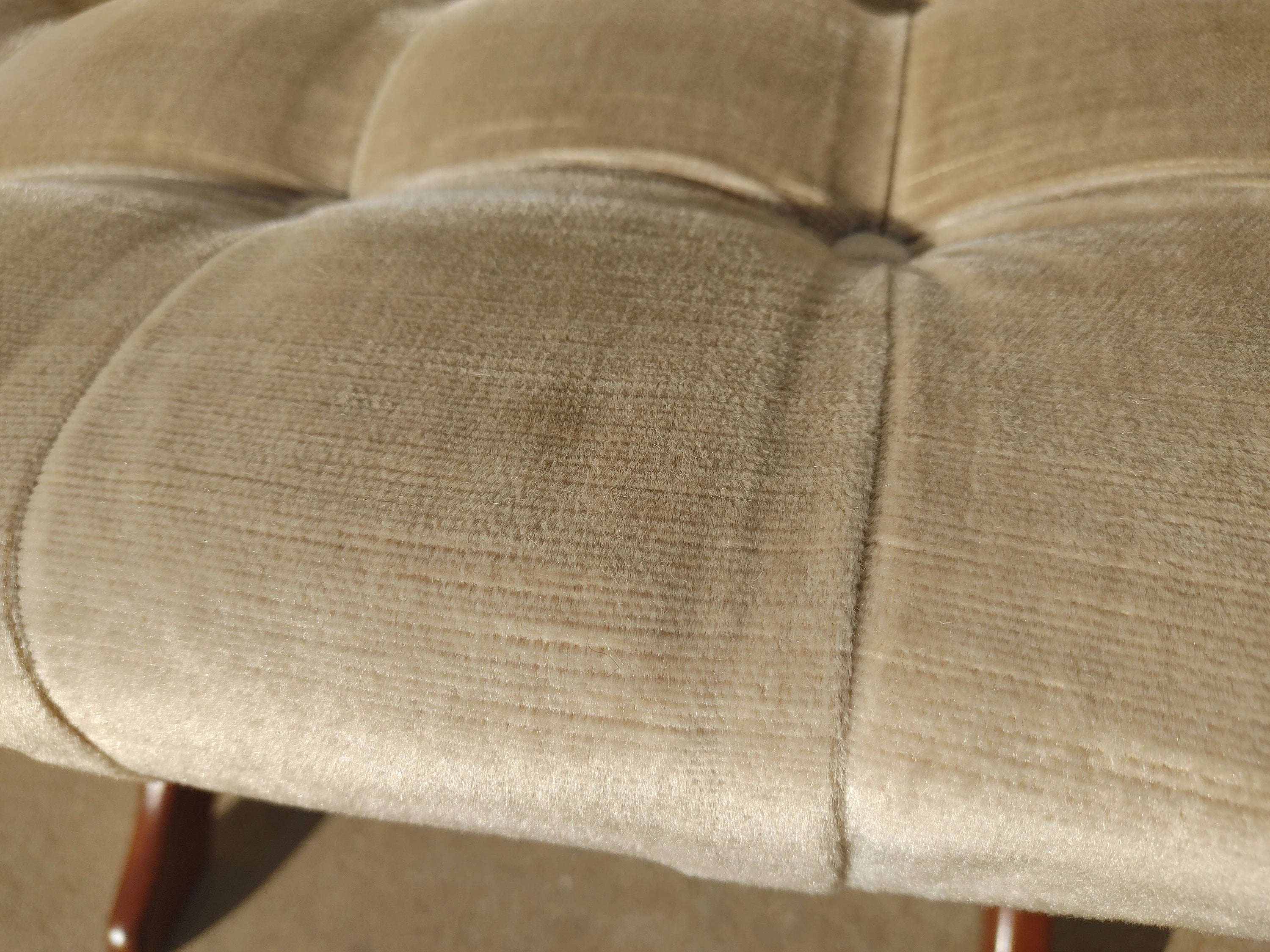 Mid Century English Modern Teak Stool