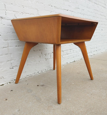 Mid Century Modern Heywood Wakefield Maple Side Table