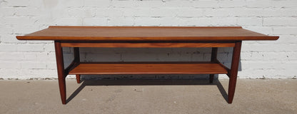 Mid Century Danish Modern Teak Coffee Table