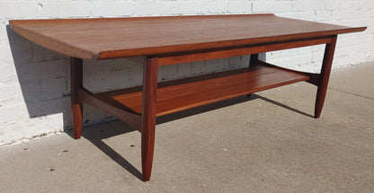 Mid Century Danish Modern Teak Coffee Table