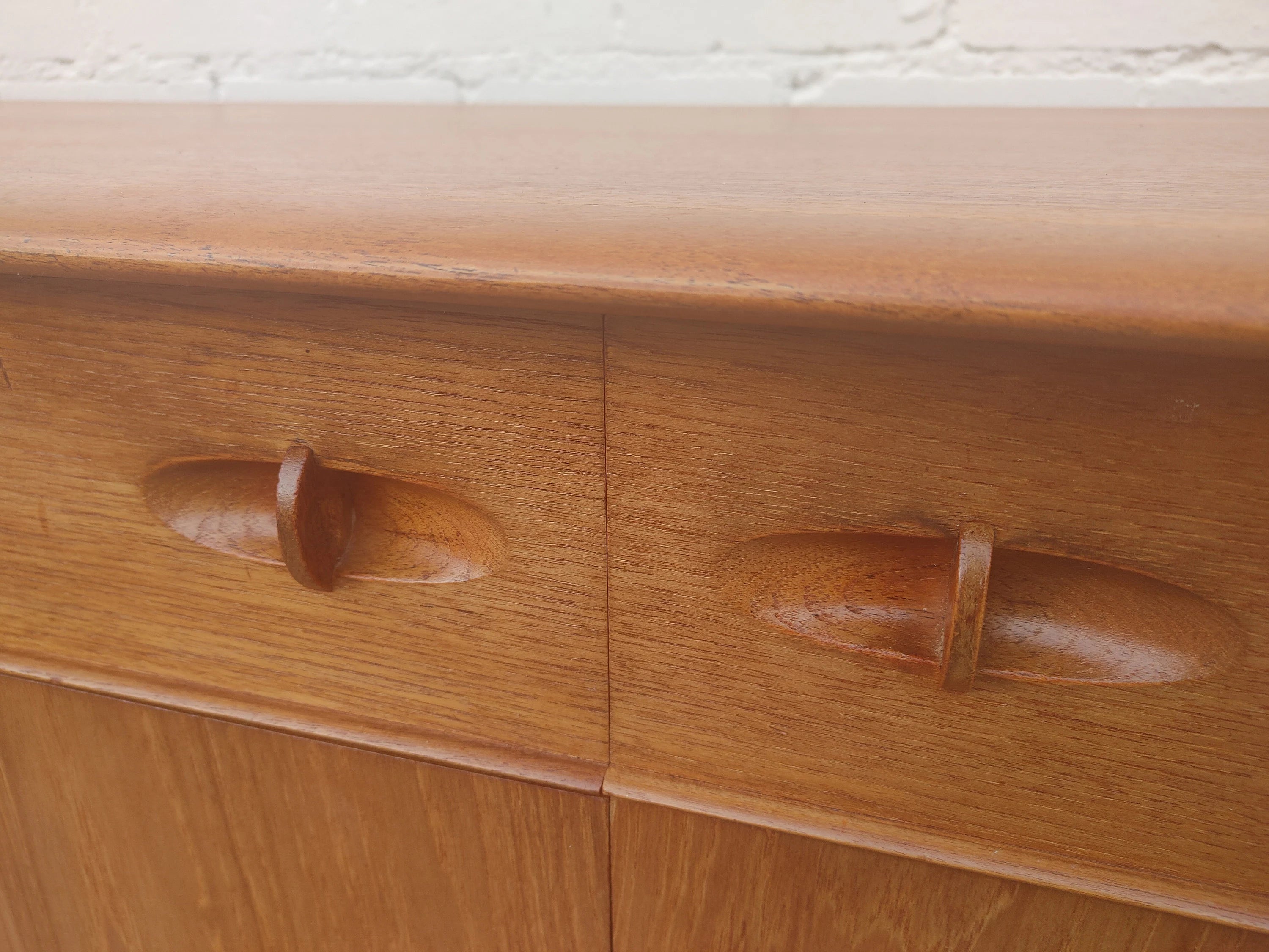 Mid Century English Modern Teak Sideboard