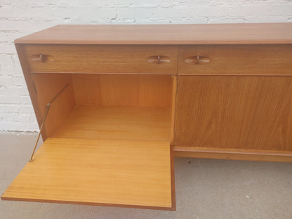 Mid Century English Modern Teak Sideboard