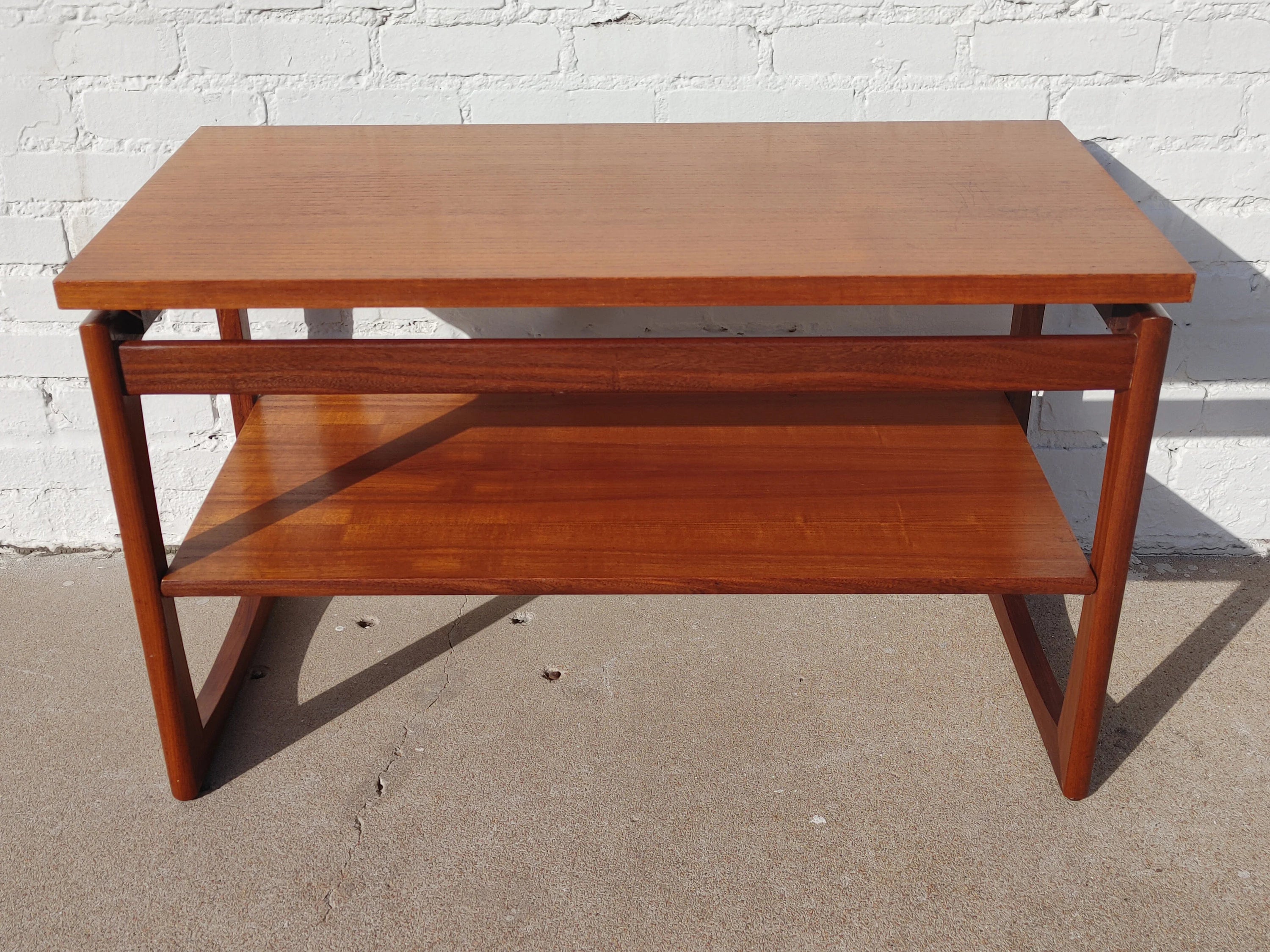 Mid Century English Modern Teak Coffee Table