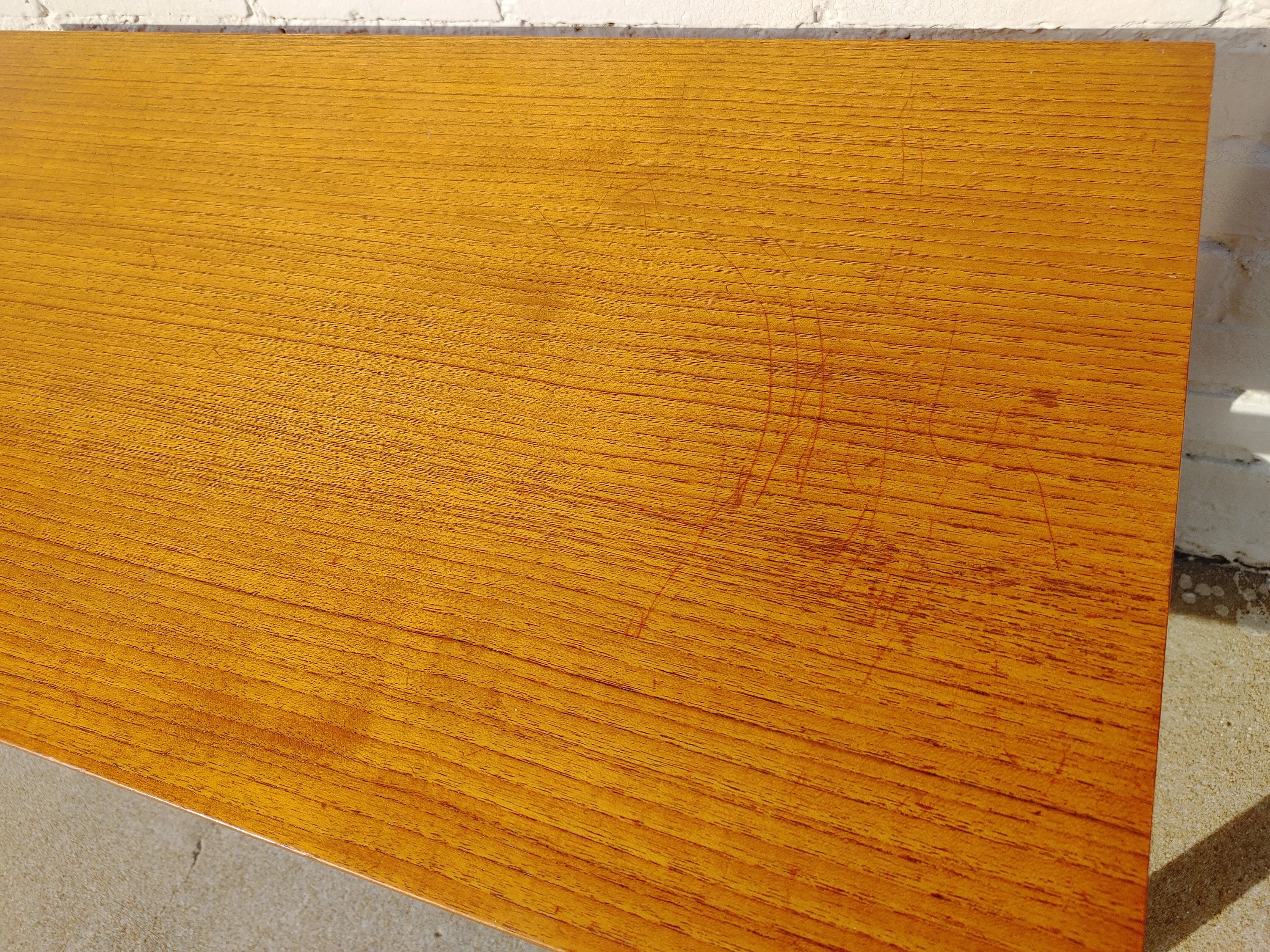 Mid Century English Modern Teak Coffee Table