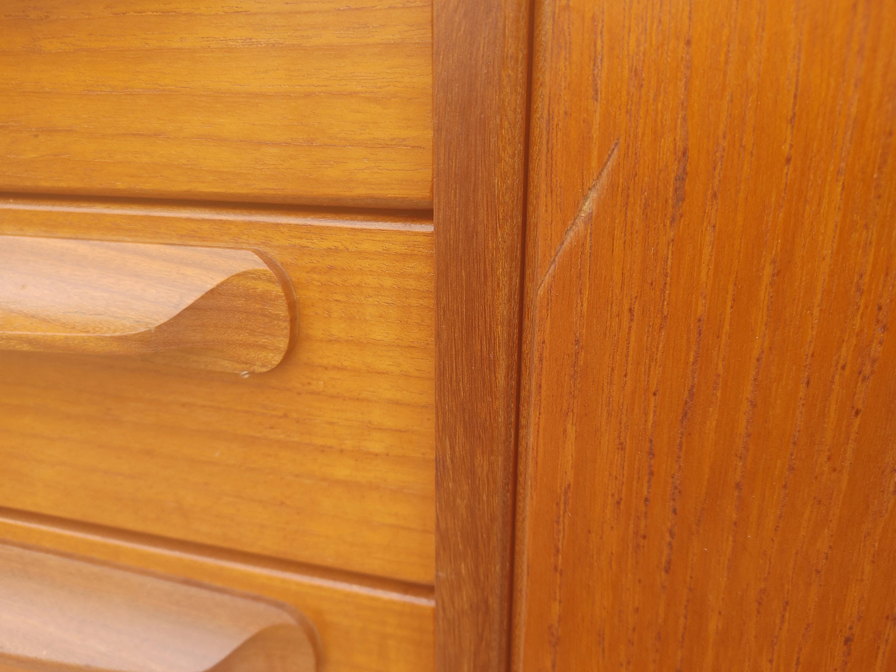 Mid Century English Modern Teak Buffet by Younger