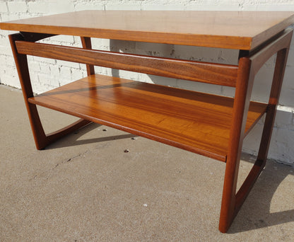 Mid Century English Modern Teak Coffee Table