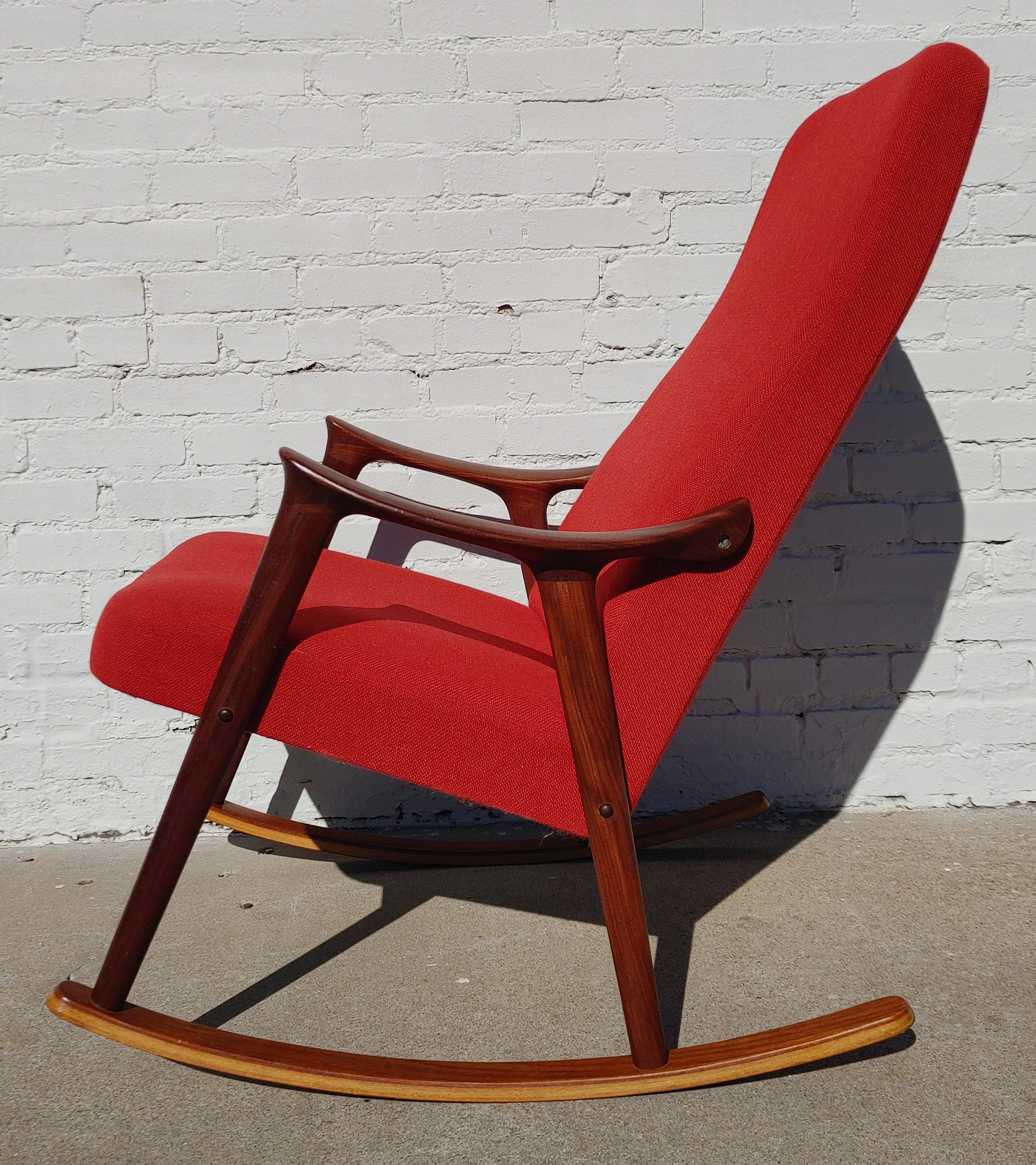 Mid Century Danish Modern Ingmar Relling Rocker