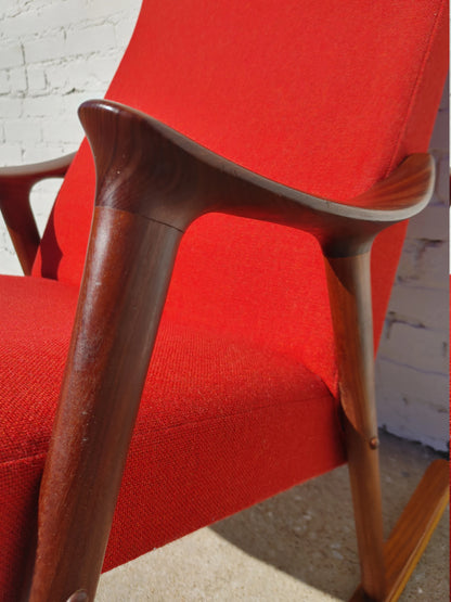 Mid Century Danish Modern Ingmar Relling Rocker
