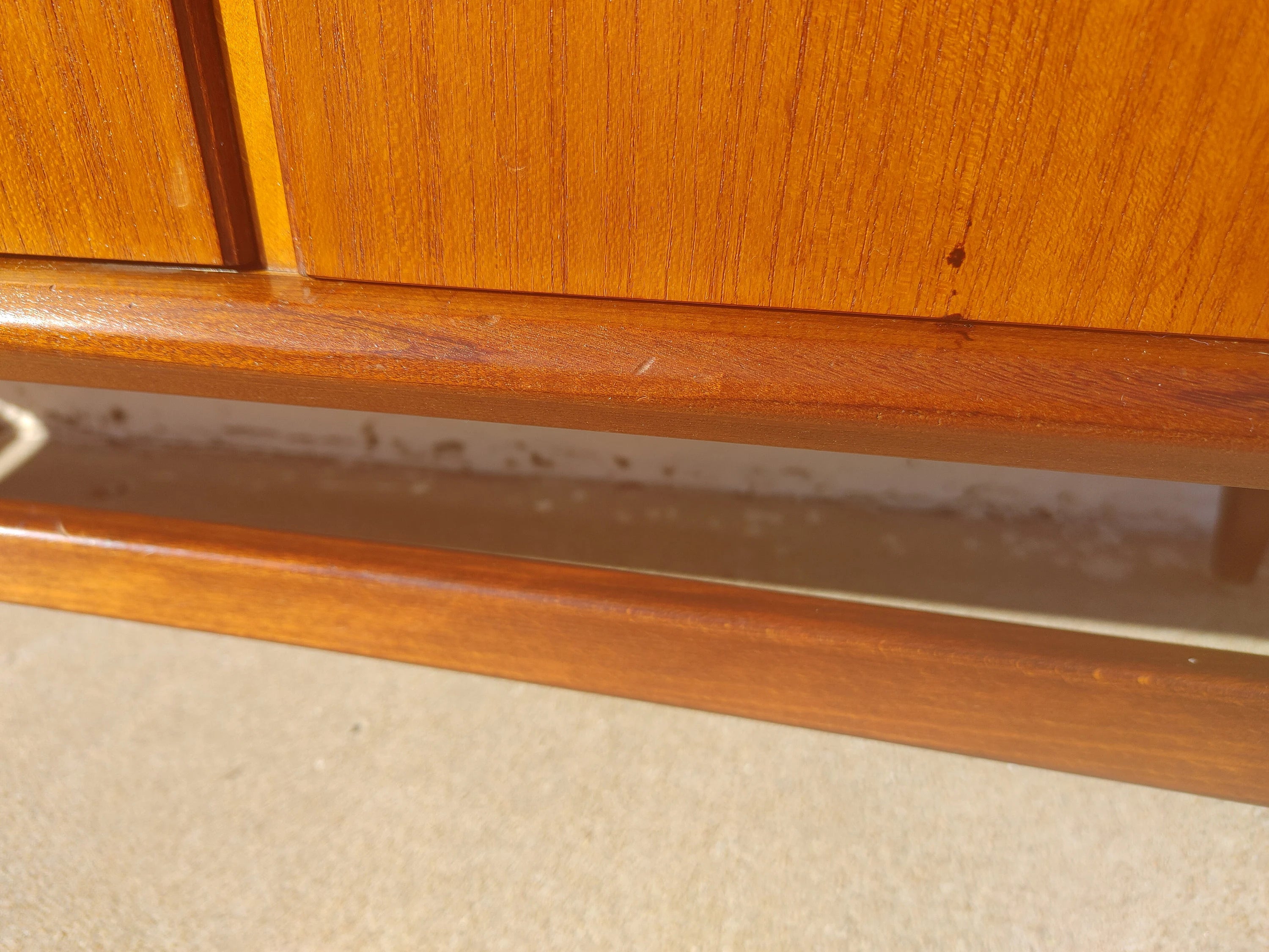 Mid Century Danish Modern Teak Credenza