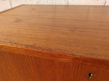 Mid Century Danish Modern Tall Teak Cabinet