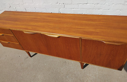Mid Century English Modern Teak Credenza by McIntosh