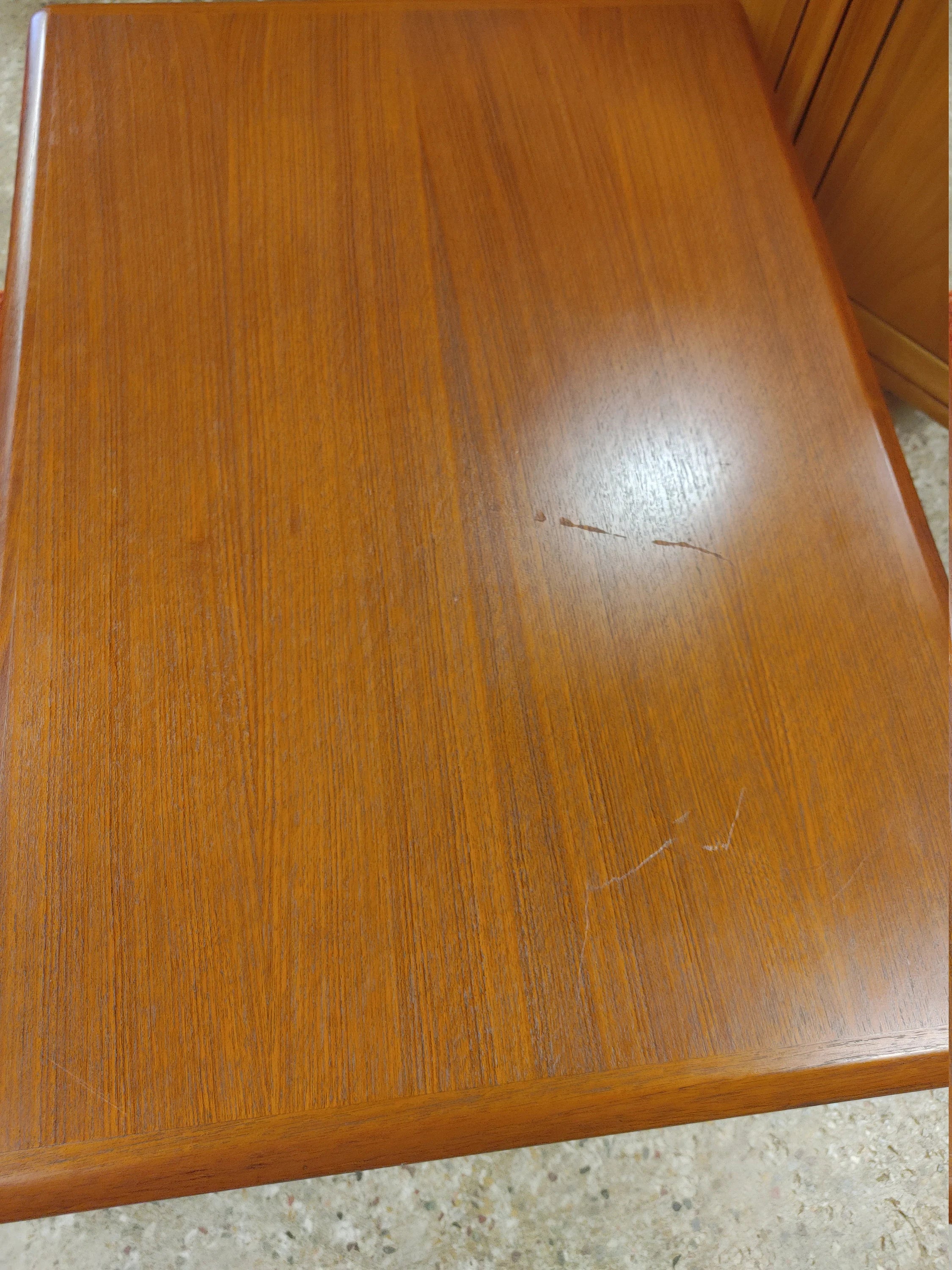 Mid Century Danish Modern Side Table by Trioh
