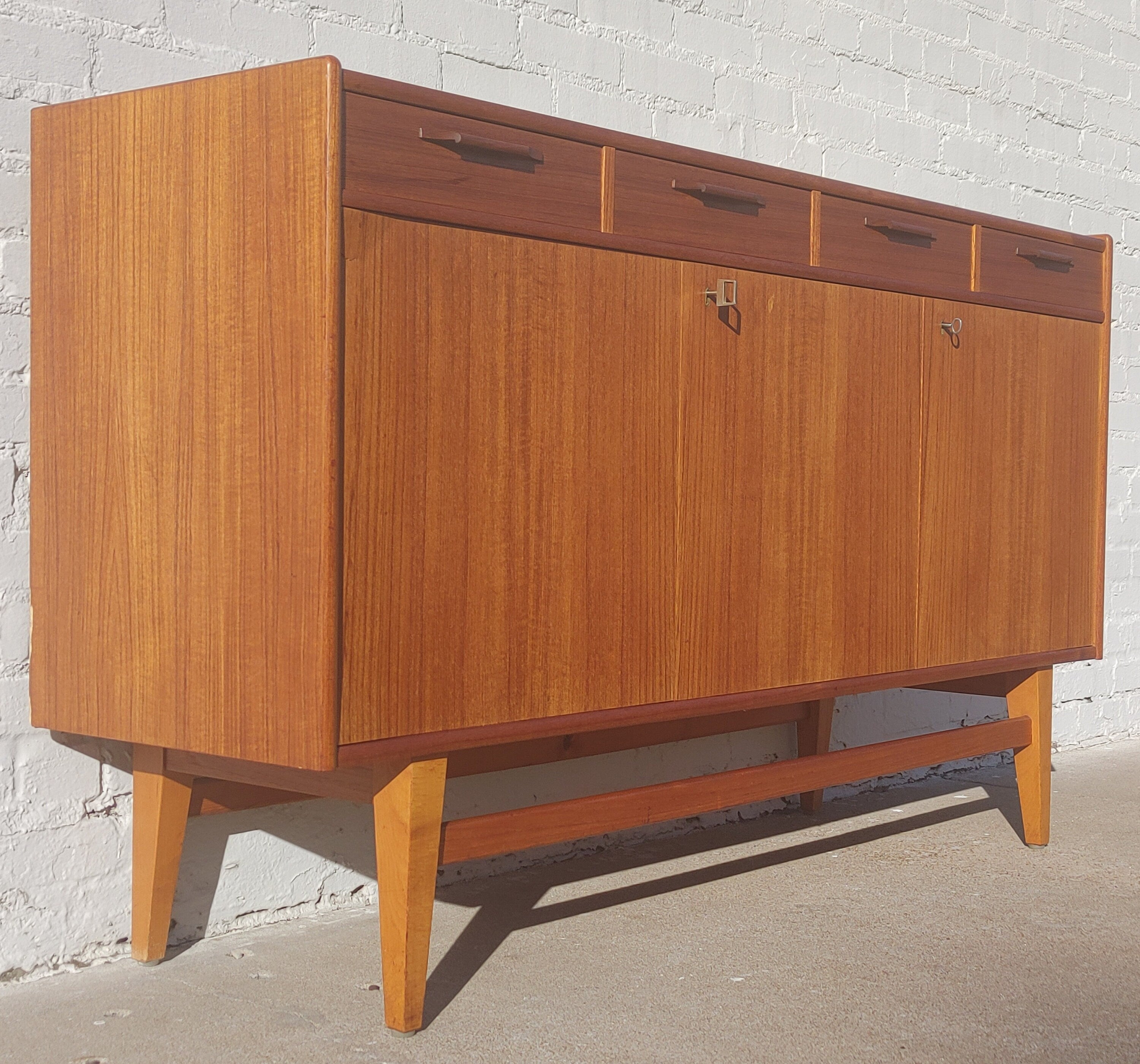 Mid Century Danish Modern Teak Sideboard