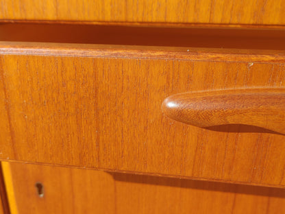 Mid Century Danish Modern Large Teak Cabinet