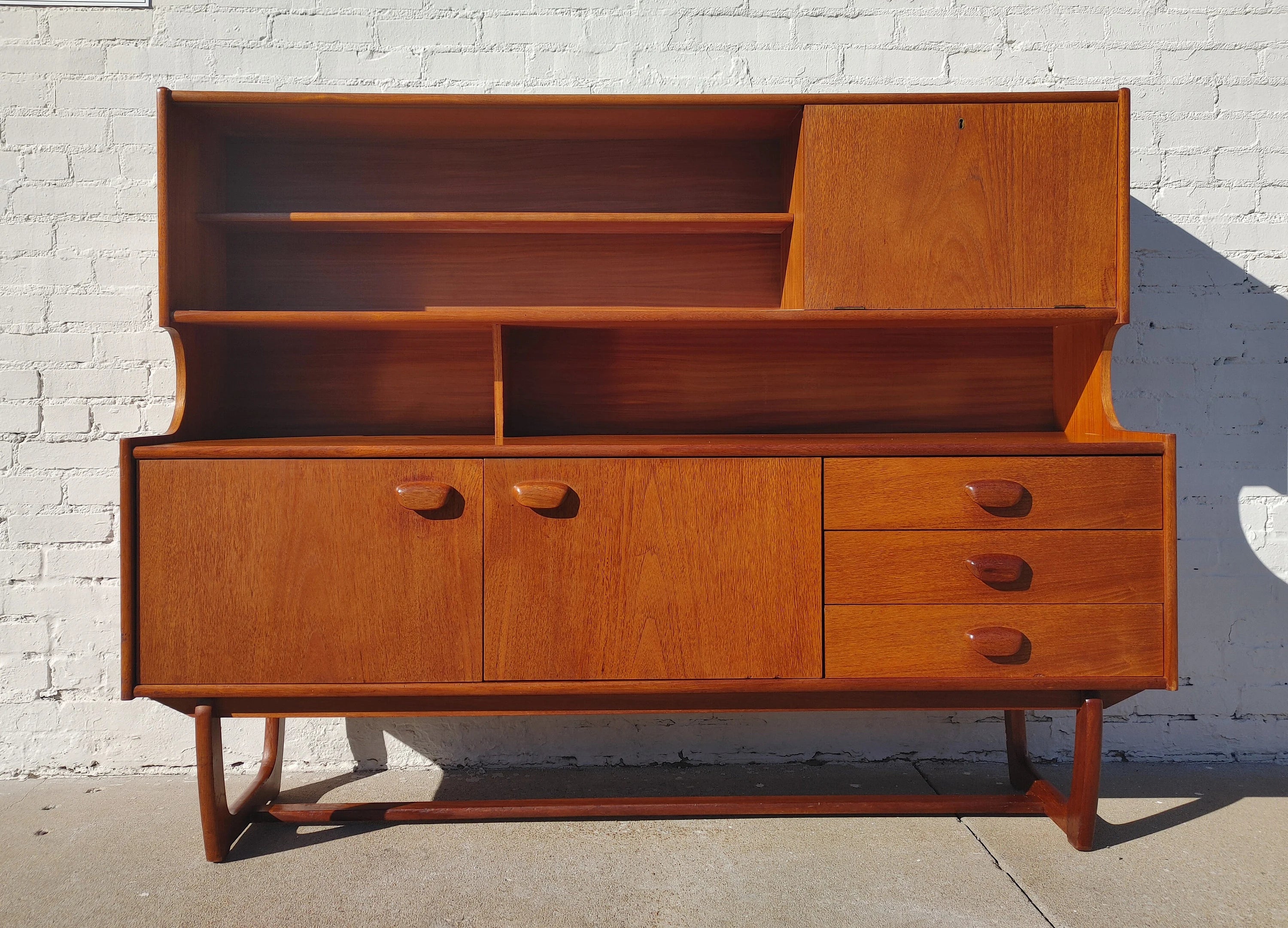 Mid Century English Modern Teak Hutch by G Plan