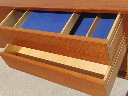 Mid Century Danish Modern Tambour Door Cabinet by Hvidt & Molgaard