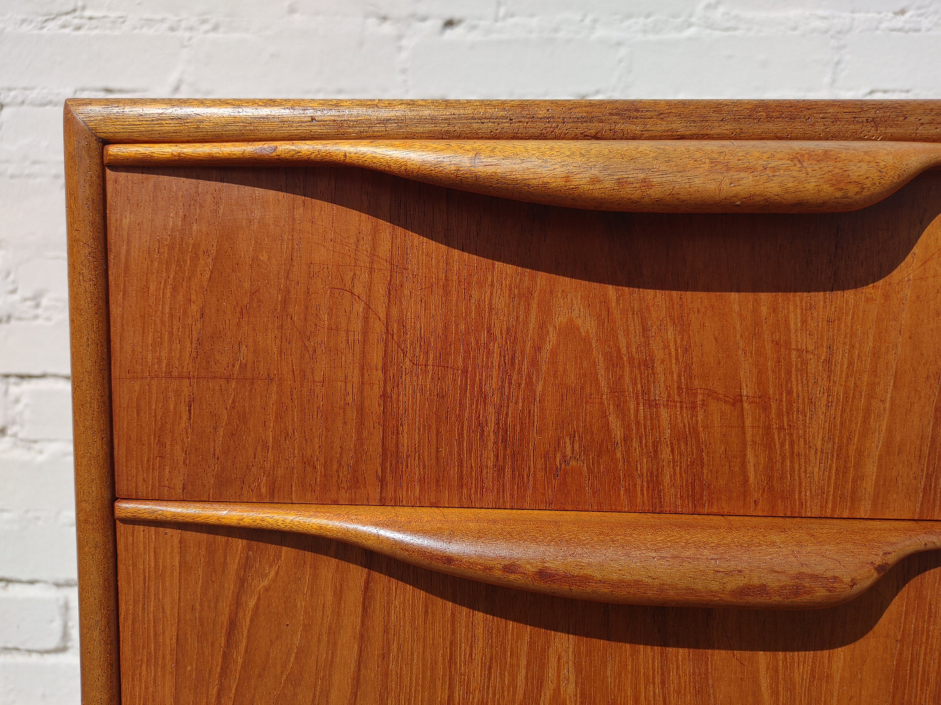 Mid Century English Modern Teak Credenza by McIntosh