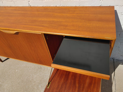Mid Century English Modern Teak Credenza by McIntosh