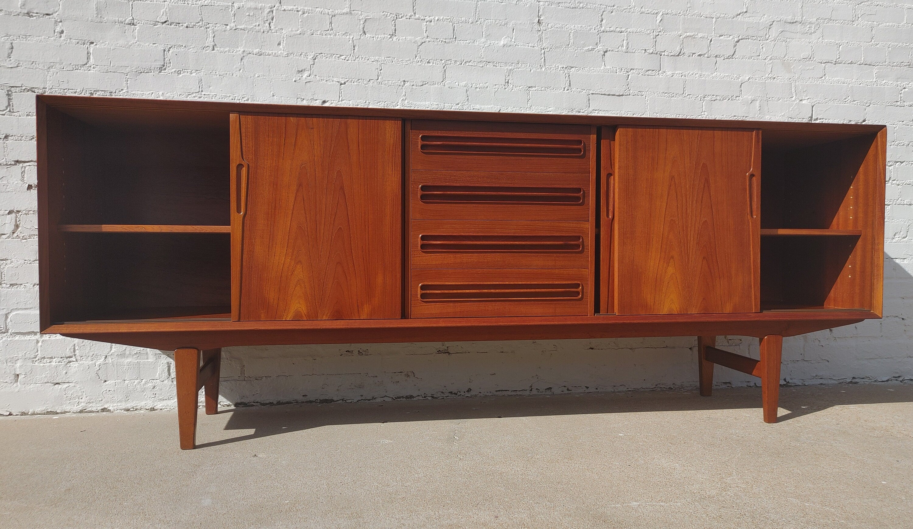Mid Century Danish Modern Sideboard by Jensen & Molholm