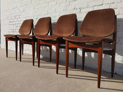 Mid Century English Modern Elliott's of Newbury Dining Chairs
