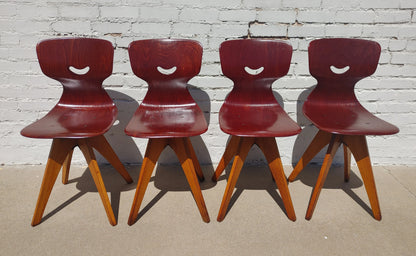 Mid Century Modern German Bentwood Chairs