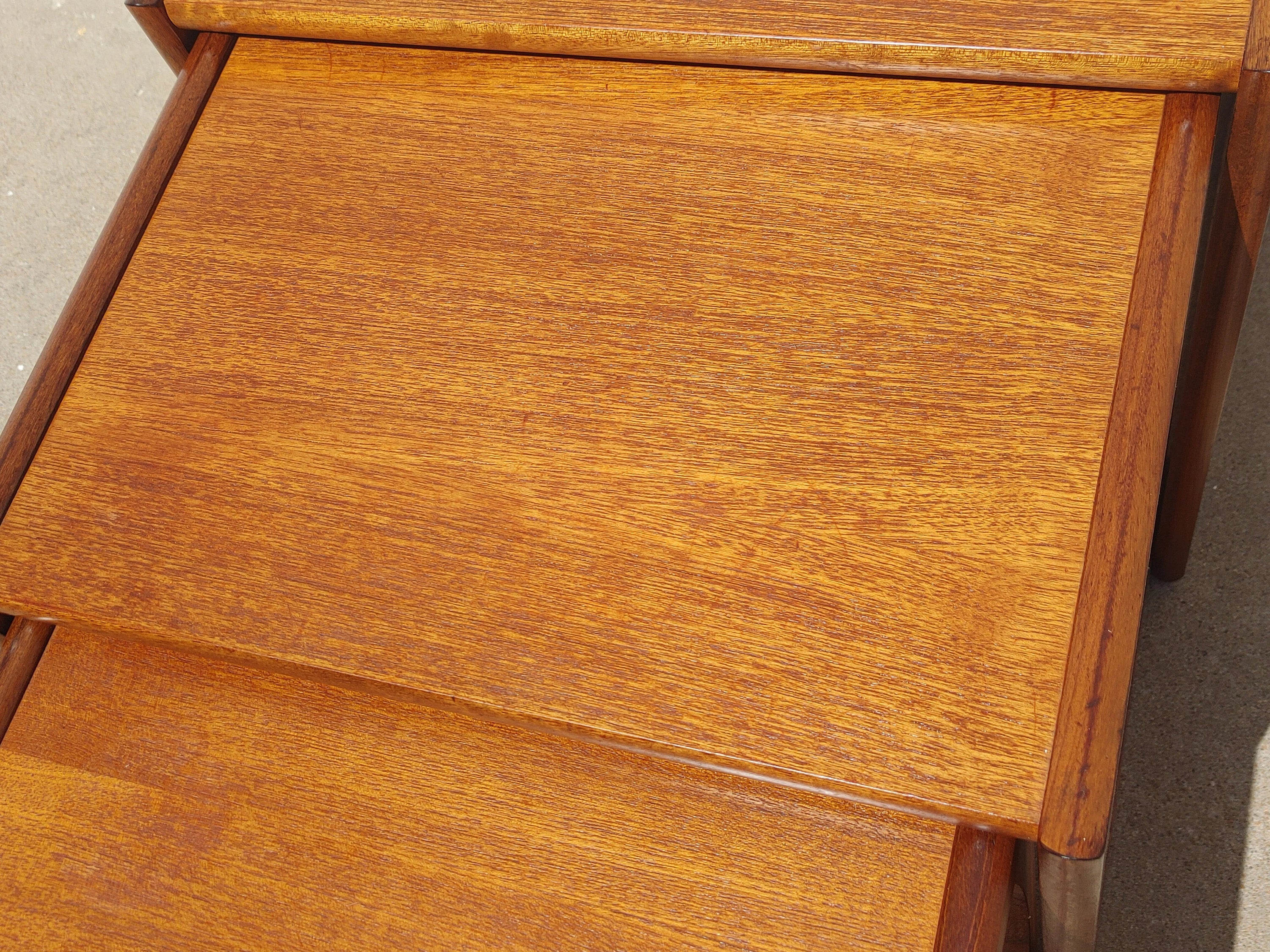 Mid Century English Modern G Plan Nesting Tables