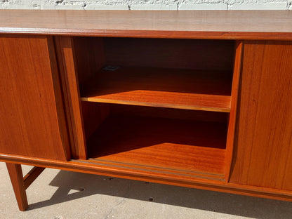 Mid Century Danish Modern Teak Credenza