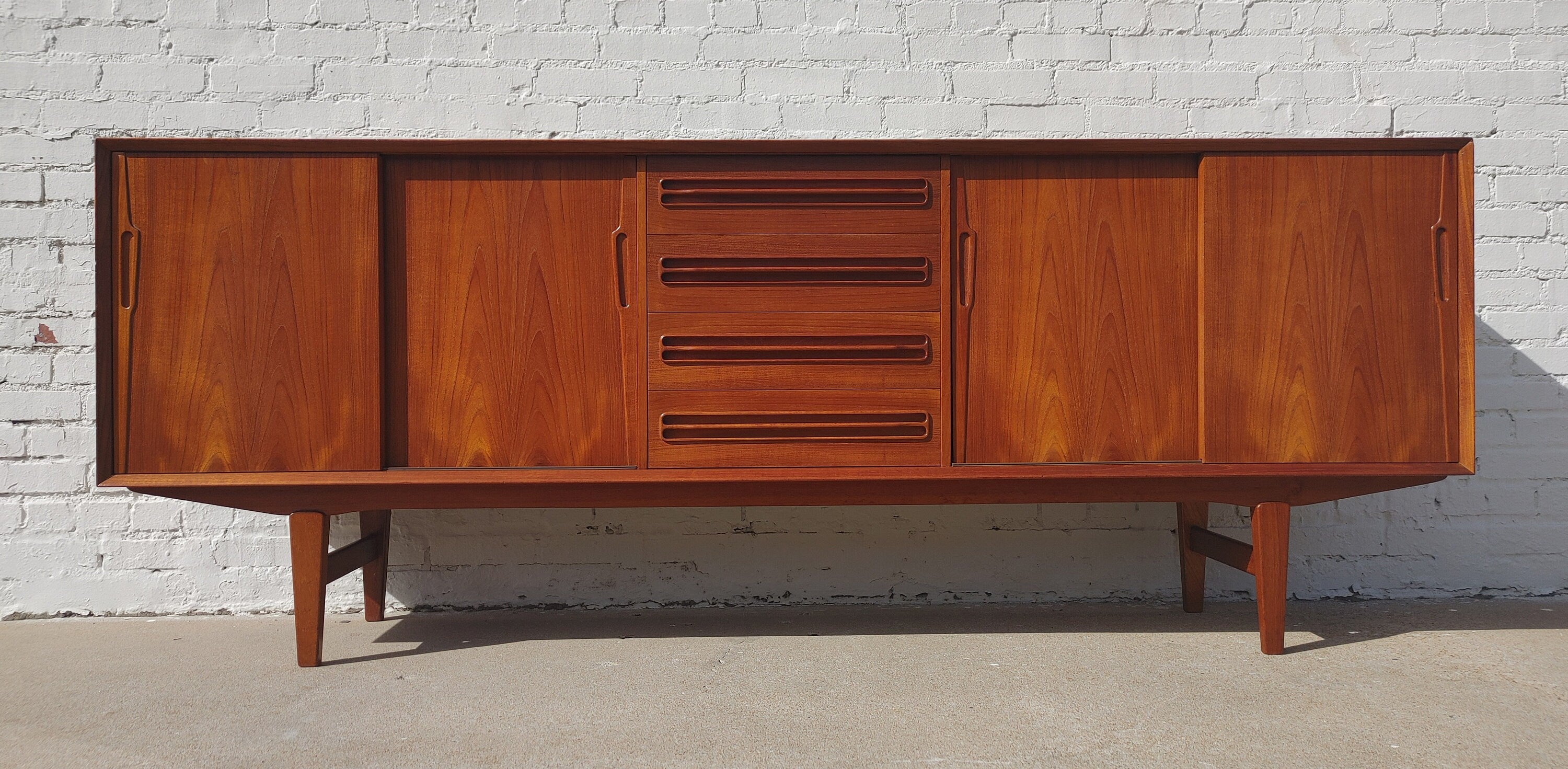 Mid Century Danish Modern Sideboard by Jensen & Molholm