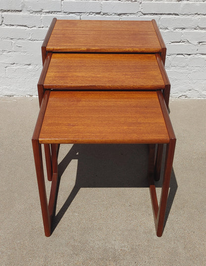 Mid Century English Modern G Plan Nesting Tables