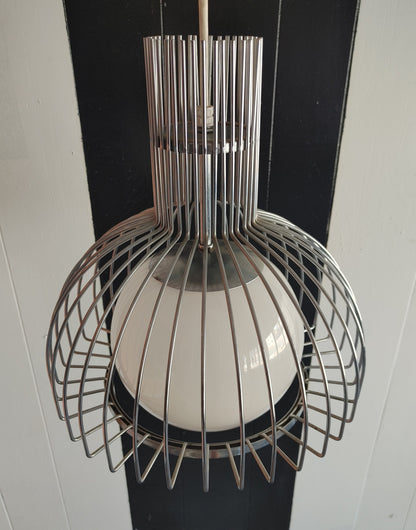 Modern Steel and Globe Lighting Fixtures