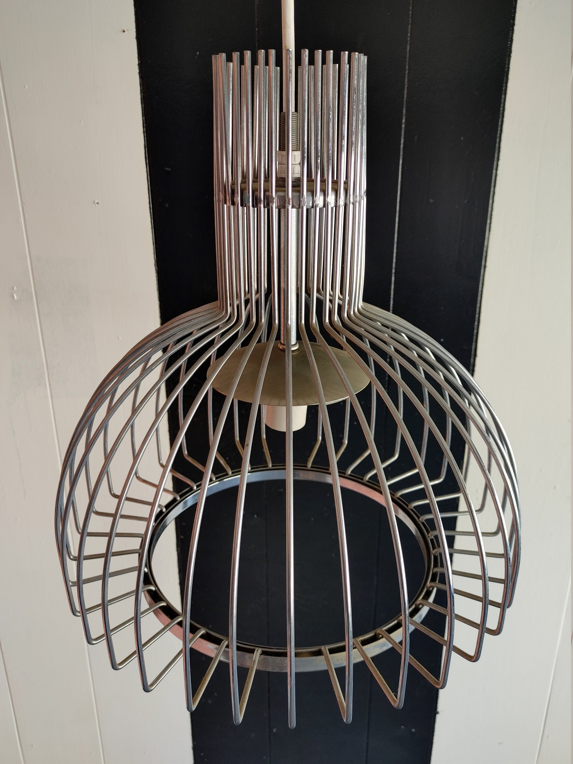 Modern Steel and Globe Lighting Fixtures