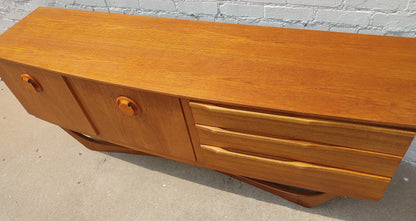 Mid Century English Modern Teak Sideboard