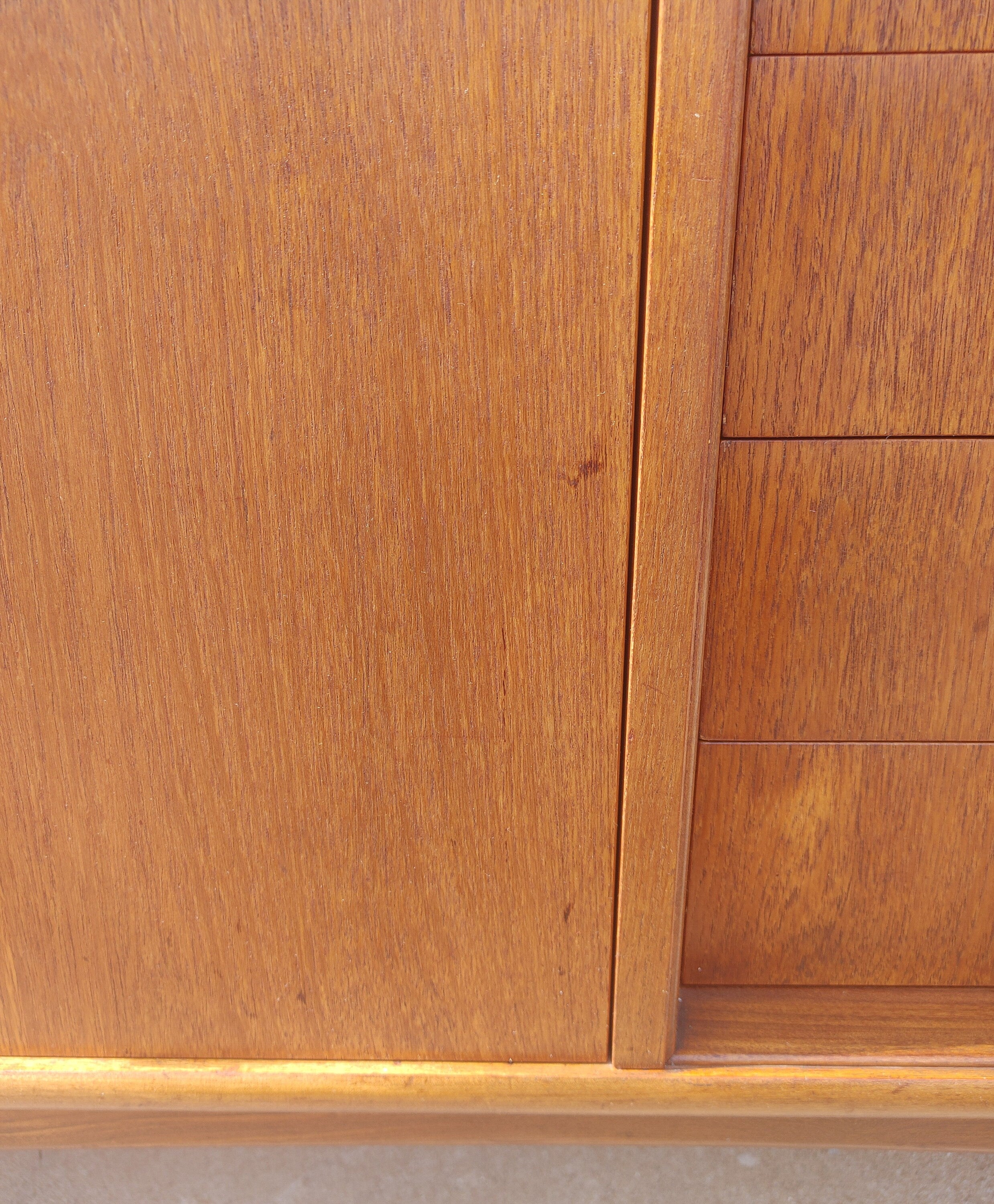 Mid Century Danish Modern Teak Credenza