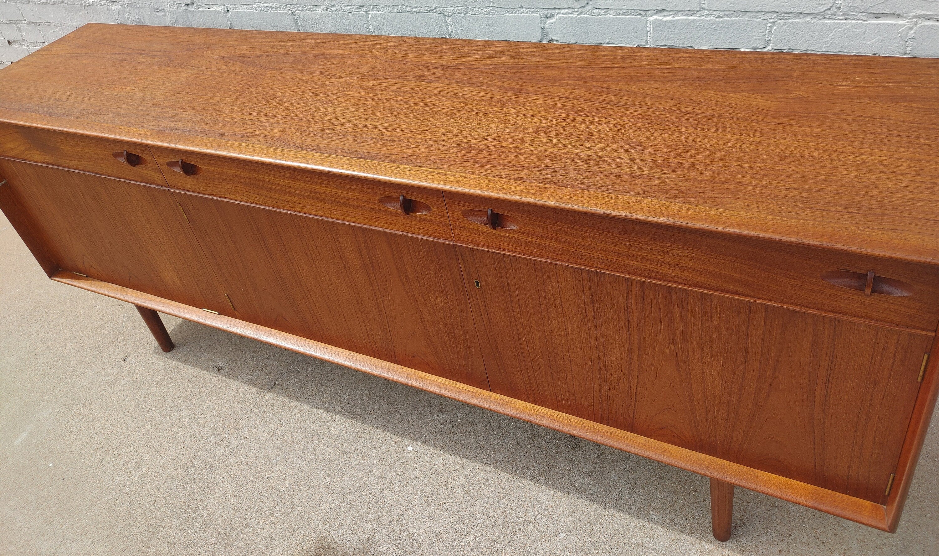 Mid Century Modern English Modern Teak Sideboard