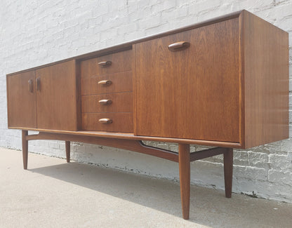Mid Century English Modern G Plan Teak Sideboard