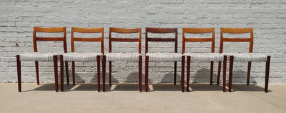 Mid Century Modern Teak Dining Chairs