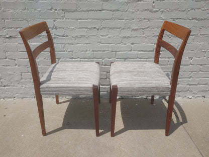 Mid Century Modern Teak Dining Chairs