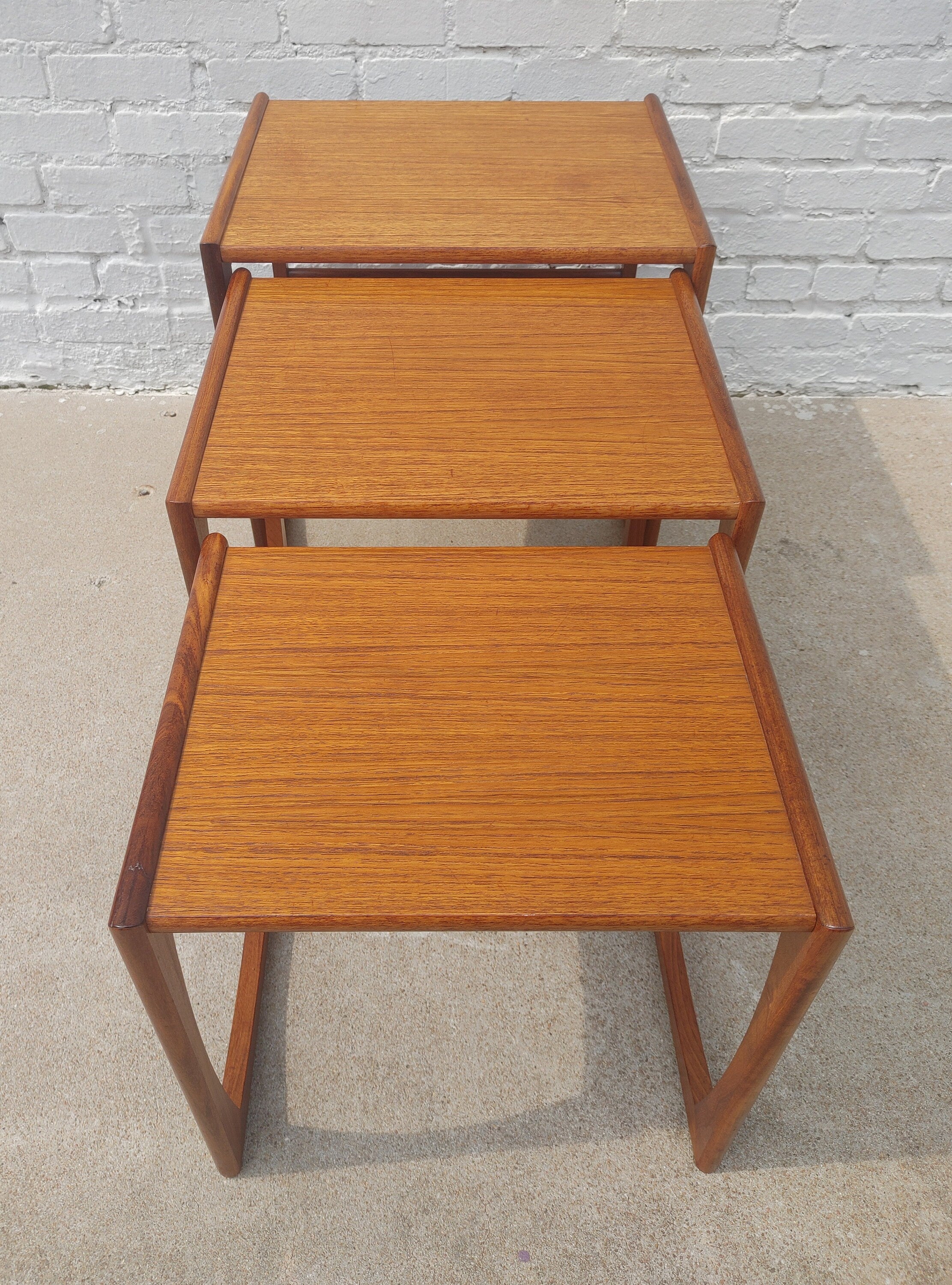 Mid Century Modern G Plan Teak Nesting Tables