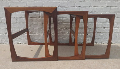 Mid Century Modern G Plan Teak Nesting Tables