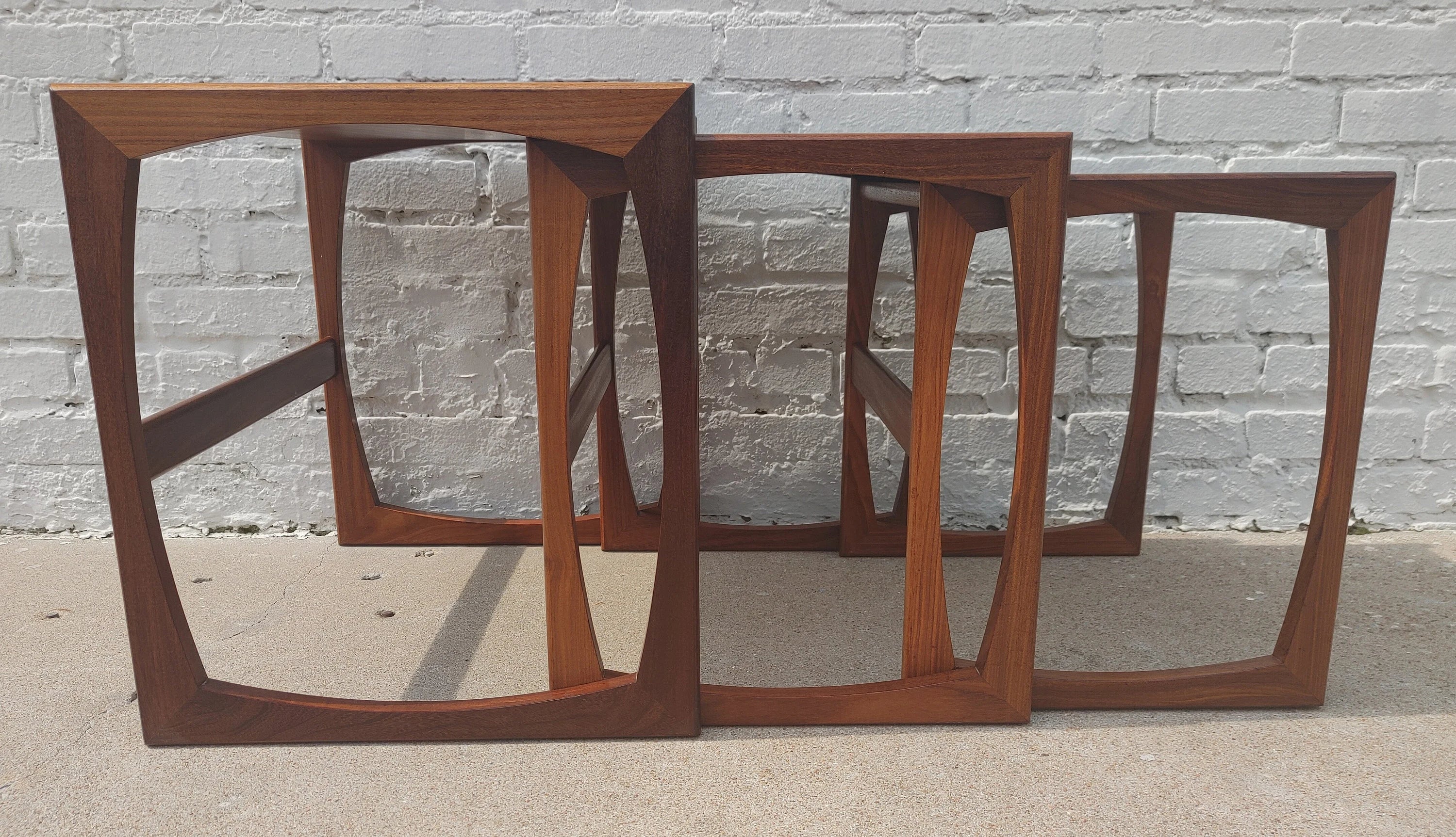 Mid Century Modern G Plan Teak Nesting Tables