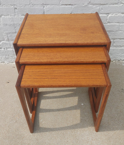 Mid Century Modern G Plan Teak Nesting Tables