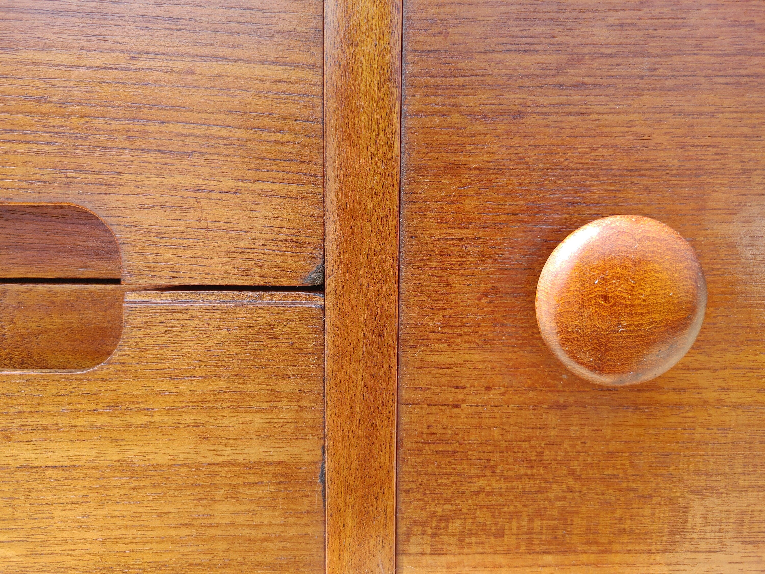Mid Century English Modern Teak Sideboard by Younger