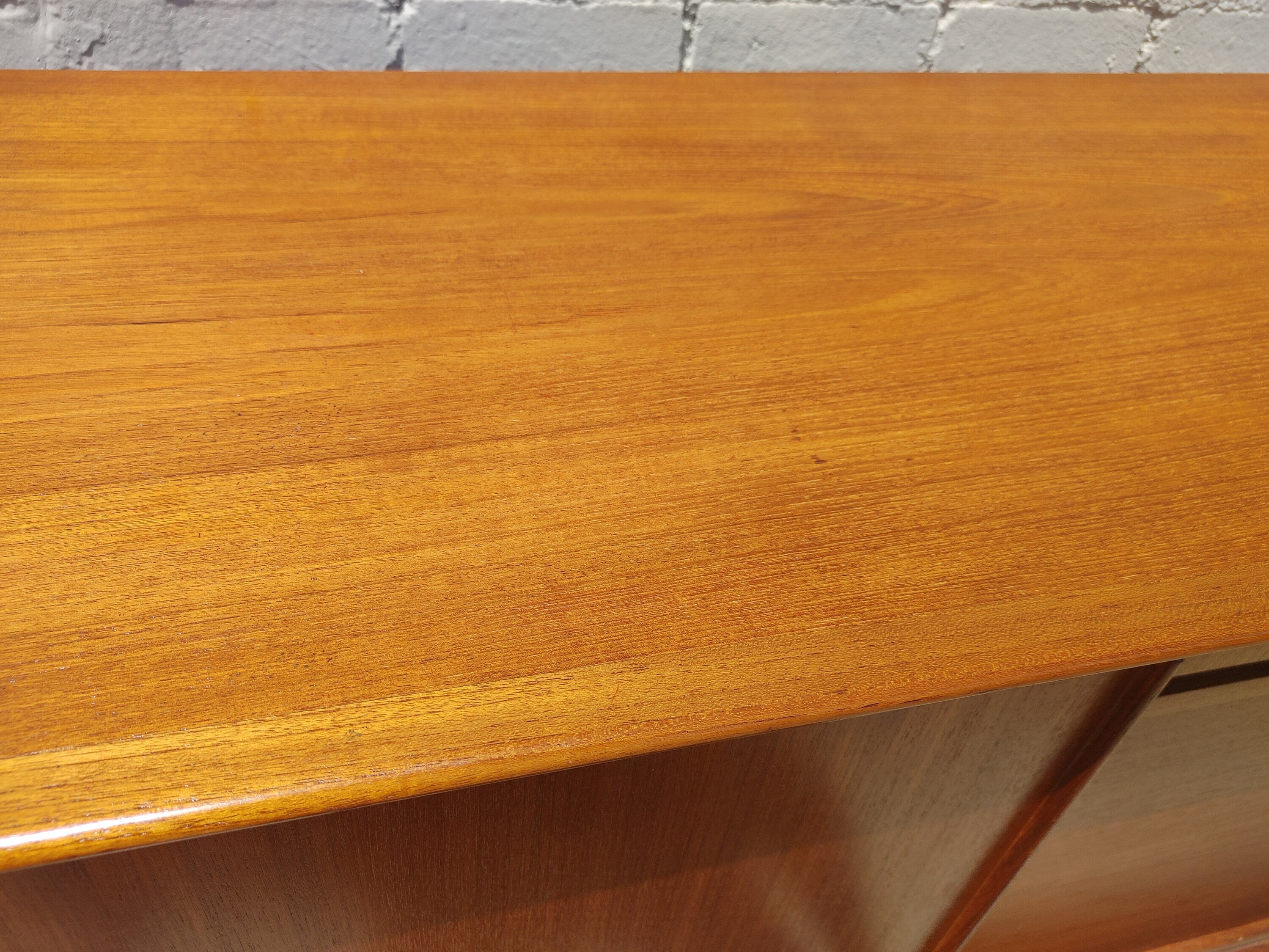 Mid Century Danish Modern Teak Sideboard by Clausen & Sons
