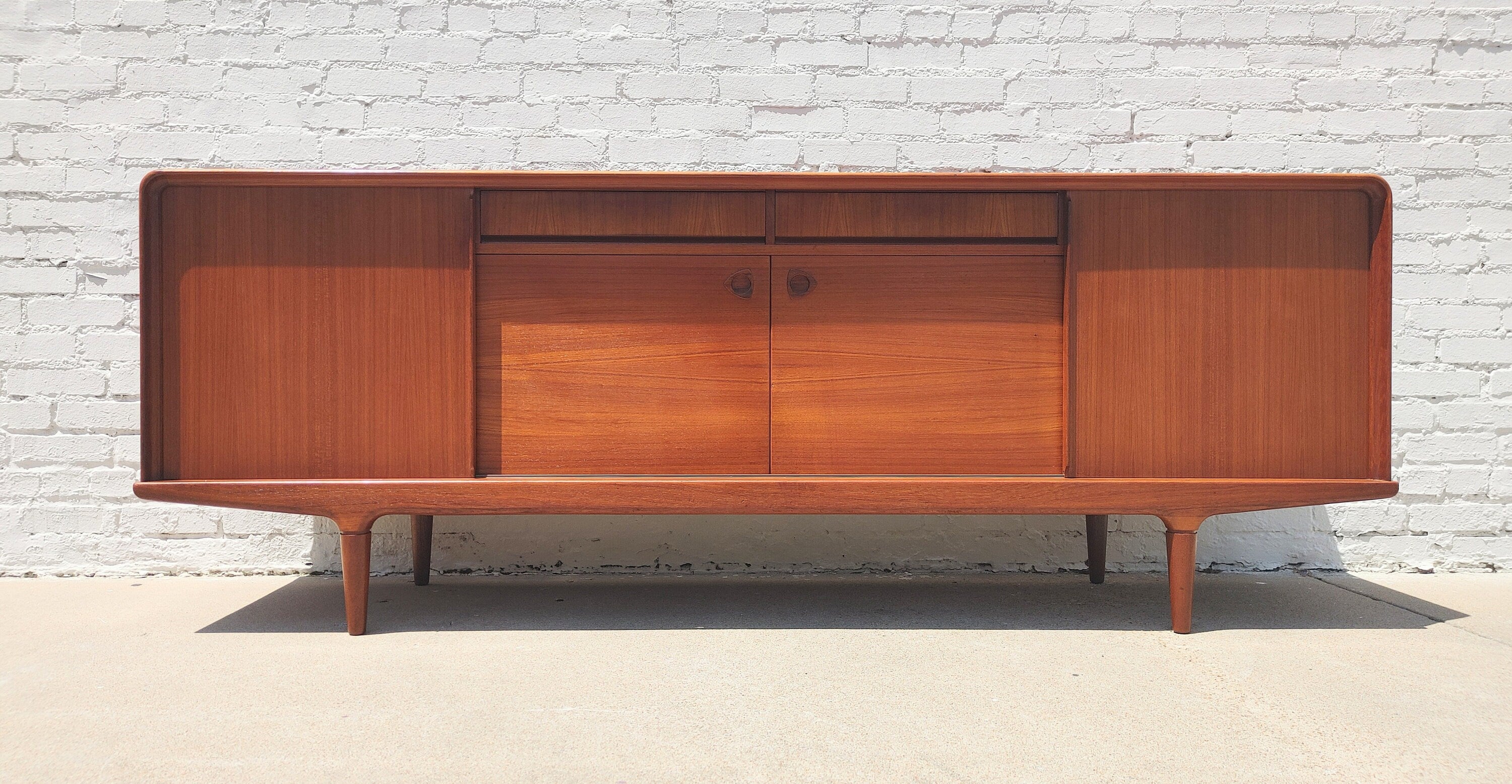 Mid Century Danish Modern Teak Sideboard by Clausen & Sons
