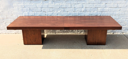 Mid Century Modern Brown Saltman Extendable Coffee