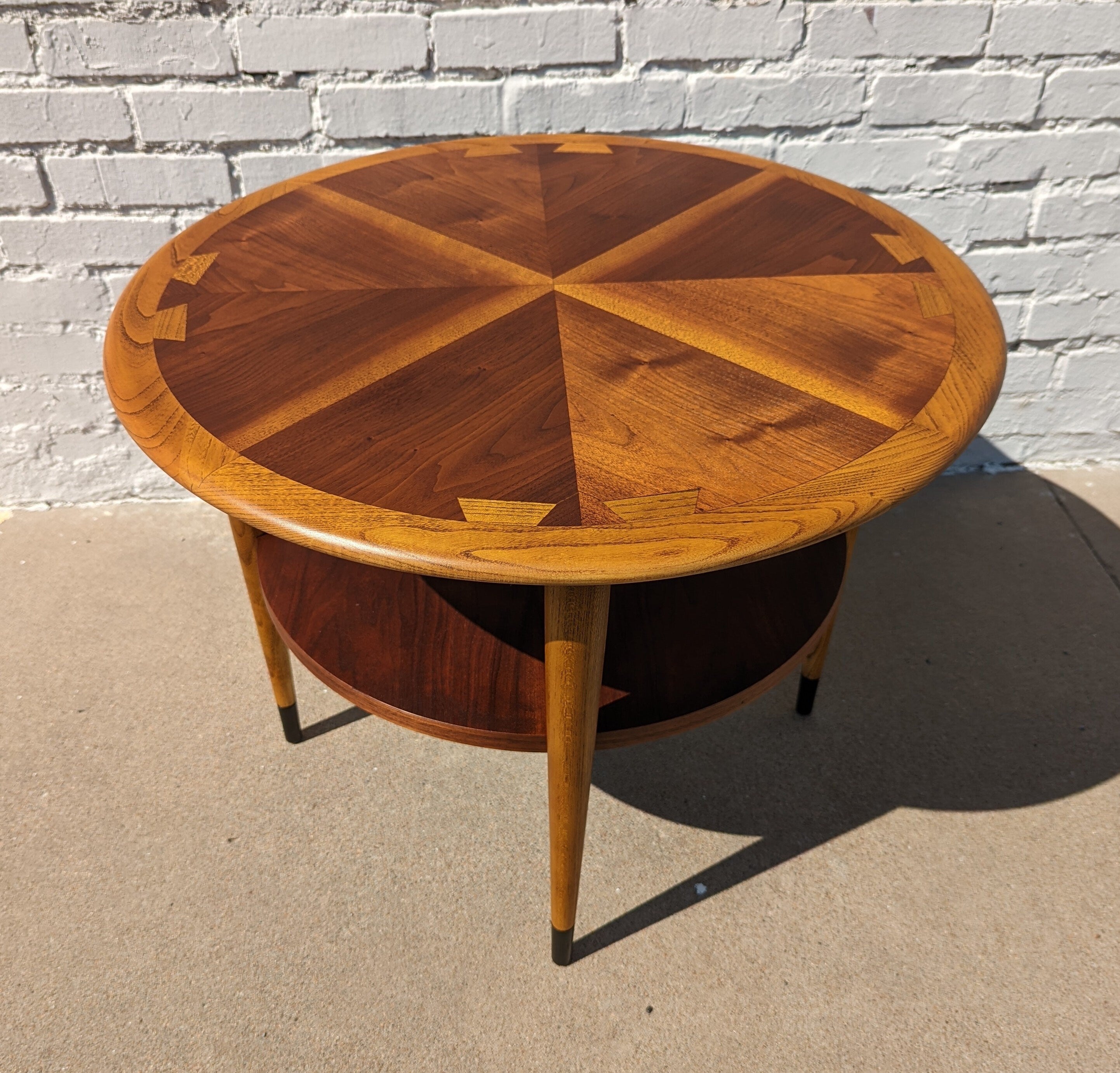 Mid Century Modern Lane Acclaim Round Side Table