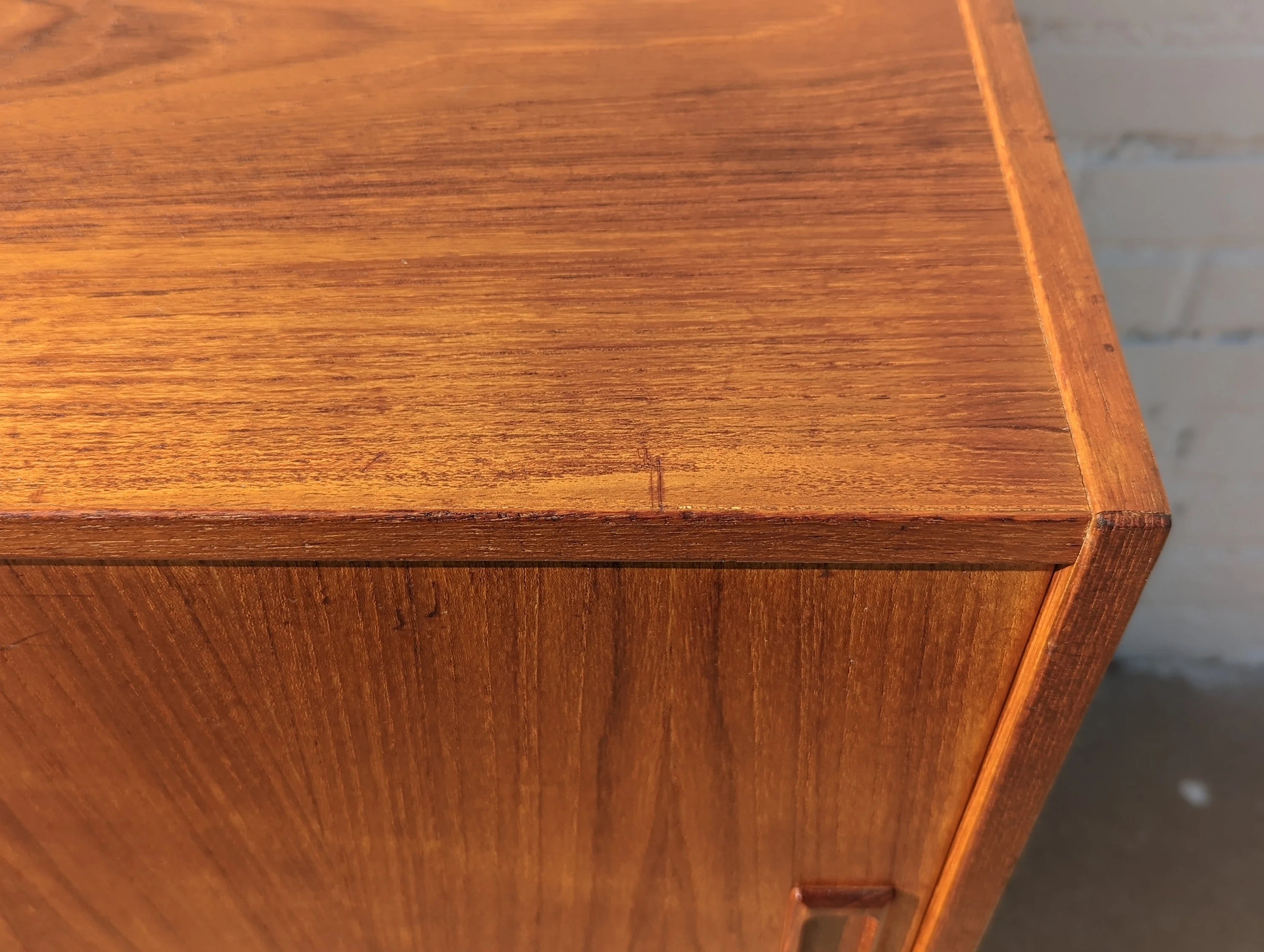 Mid Century Danish Modern Teak Cocktail Cabinet